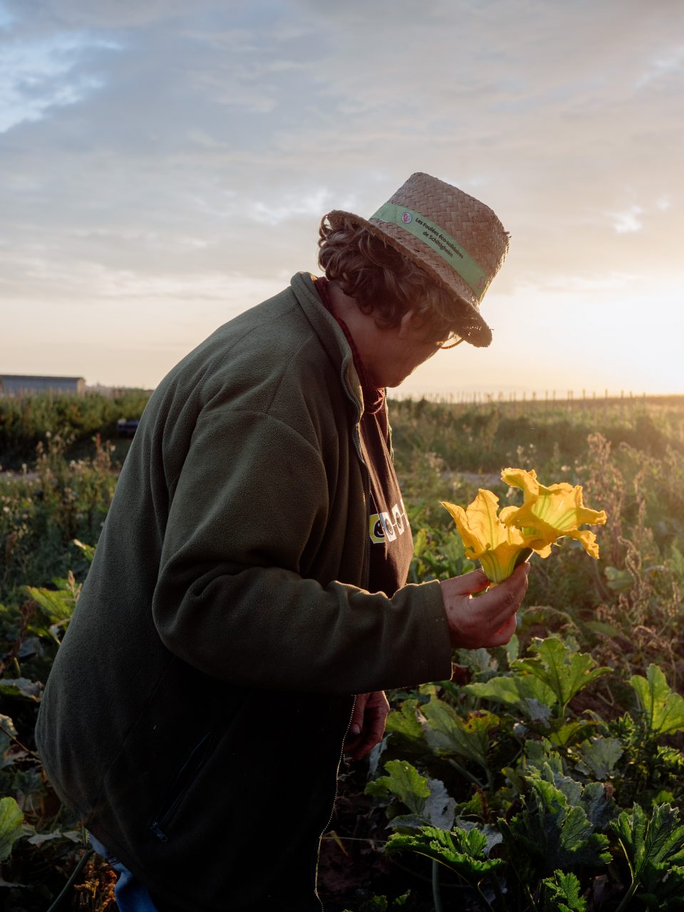 Marthe, une maraîchère dans le temps, mais dans le vent